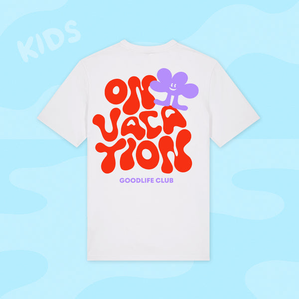 on vacation club Kids Goodlife T-Shirt - White