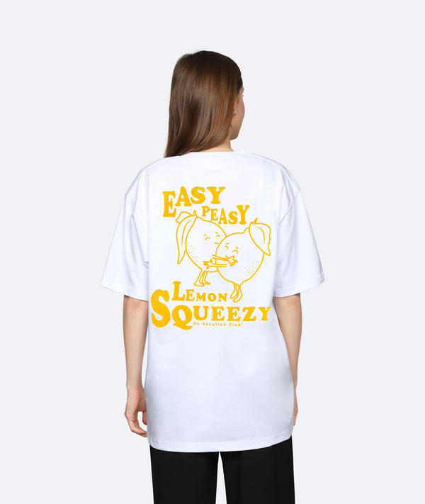 On Vacation Club Lemon Squeezy T-Shirt - White