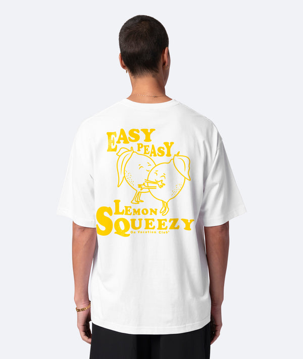 On Vacation Club Lemon Squeezy T-Shirt - White