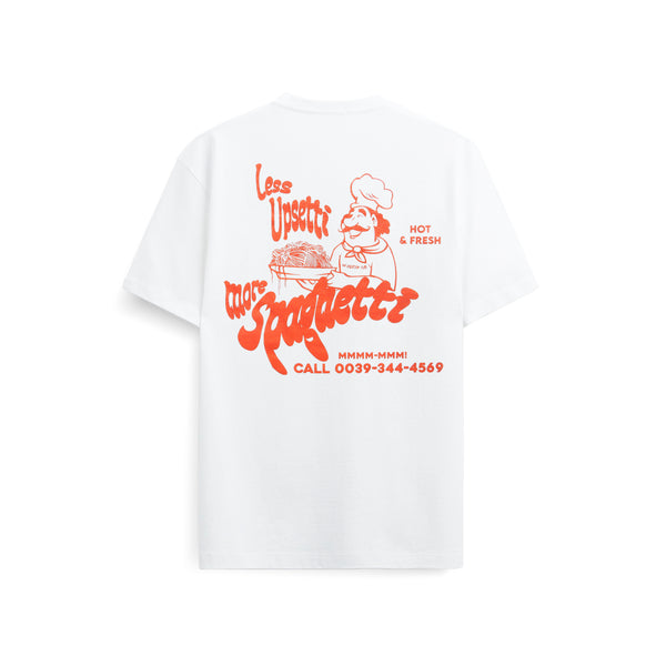 on vacation club Less Upsetti T-Shirt - White