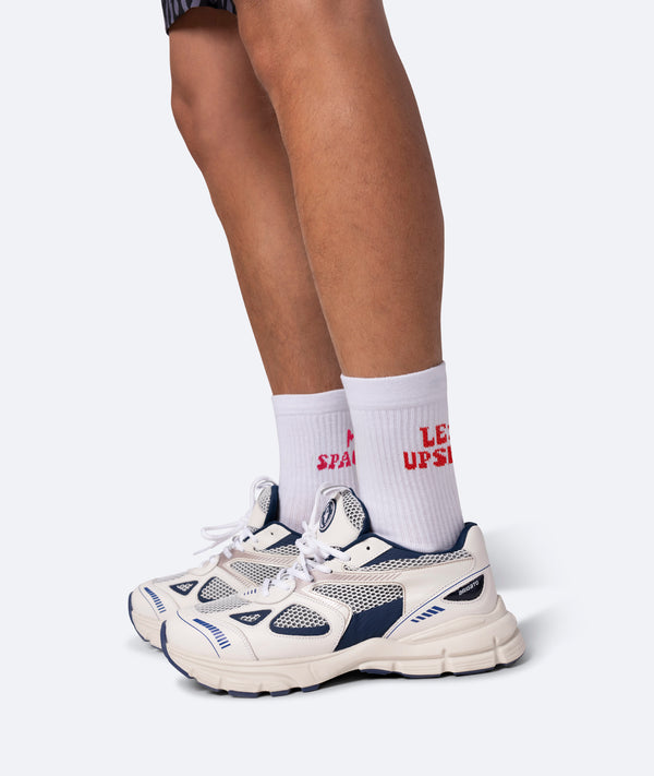 On Vacation Club Less Upsetti Tennis Socks - White