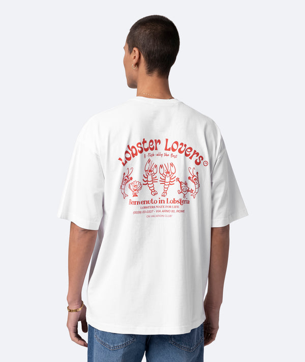 On Vacation Club Lobster Lovers T-Shirt - White