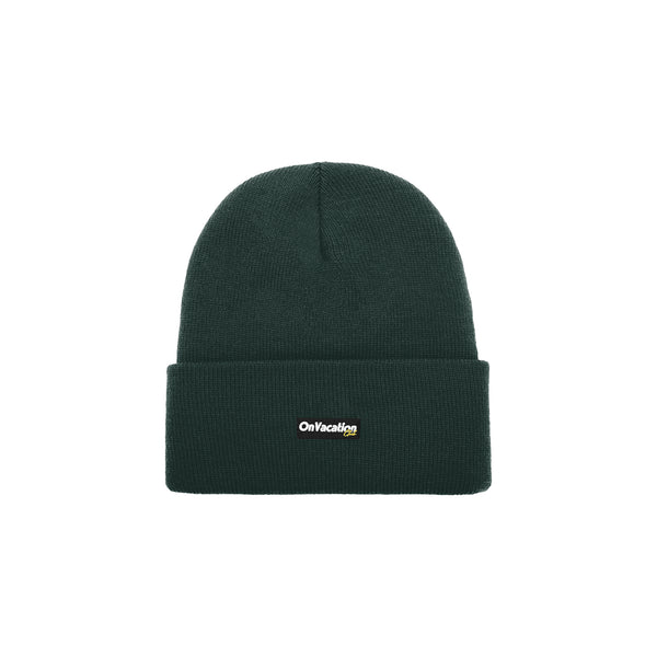 on vacation club Members Club Beanie - Dark Green