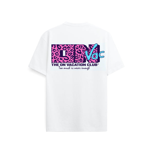 on vacation club Never Enough T-Shirt - White