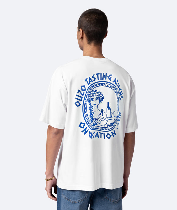 On Vacation Club Ouzo Tasting T-Shirt - White