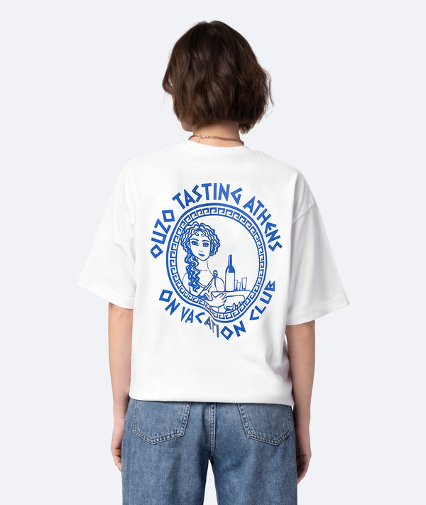 On Vacation Club Ouzo Tasting T-Shirt - White