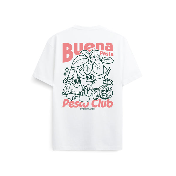 on vacation club Pesto Club T-Shirt - White