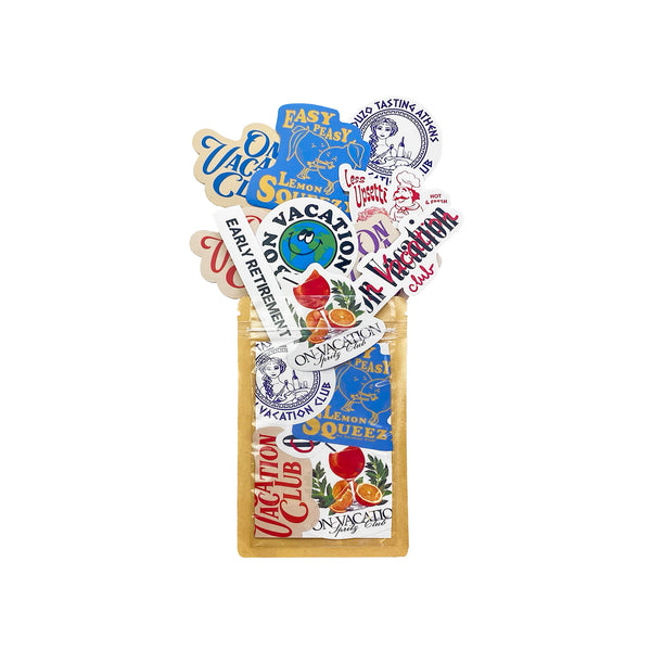 on vacation club Sticker Set - 10 Pieces