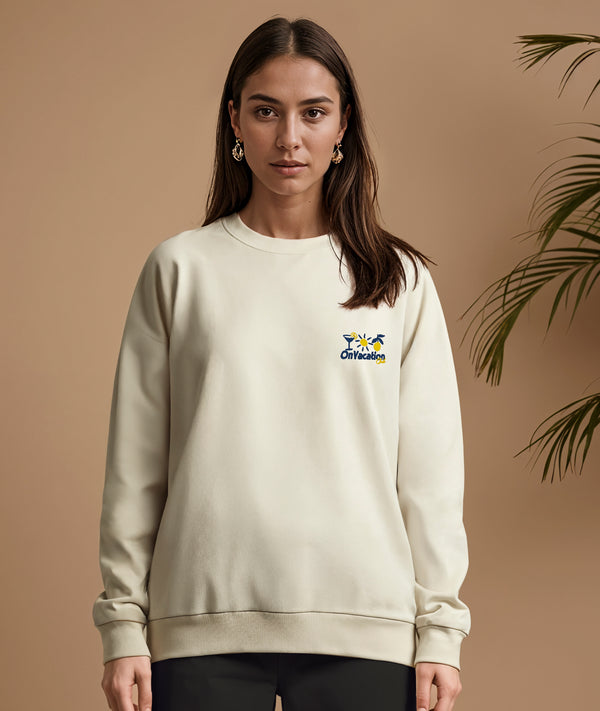 On Vacation Club Triple Fun Sweater - Beige