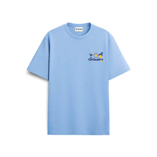 On Vacation Club Triple Fun T-Shirt - Light Blue