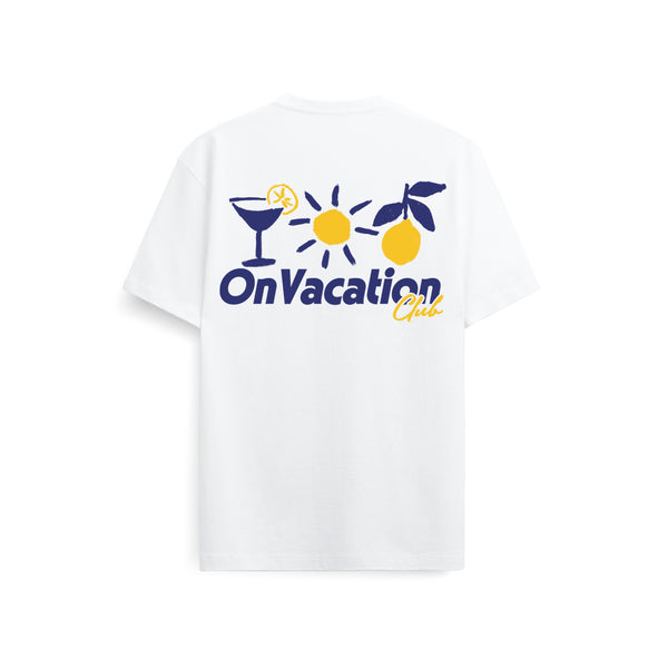 on vacation club Triple Fun T-Shirt - White