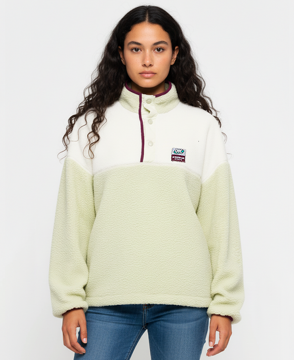 On Vacation Club Wanderlust Fleece Sweater - Mint