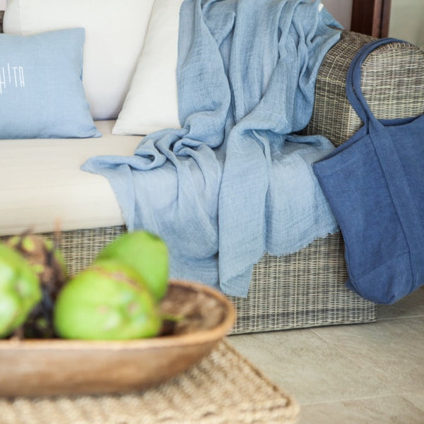 Once Milano Canvas Linen Throw