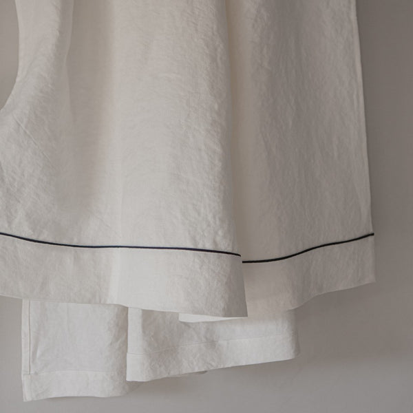 Once Milano Canvas Linen Towels With Piping
