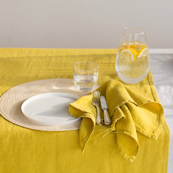 Once Milano Napkins In Heavy Linen Set Of 4