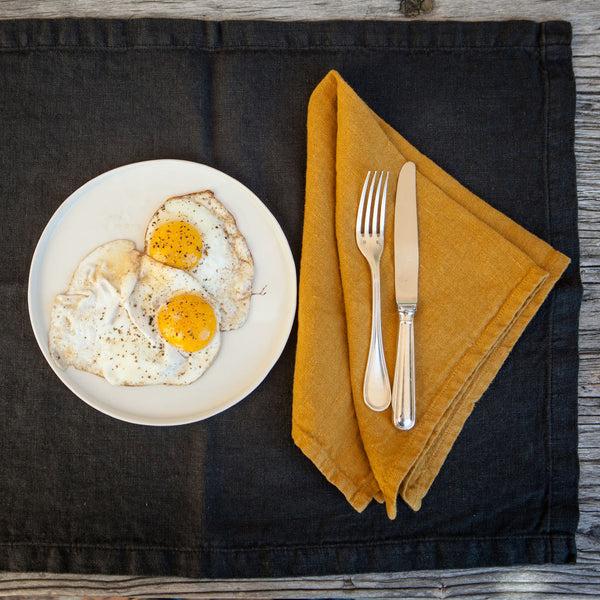 Once Milano Napkins In Heavy Linen Set Of 4