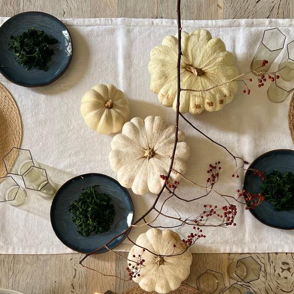 once milano runner in heavy linen