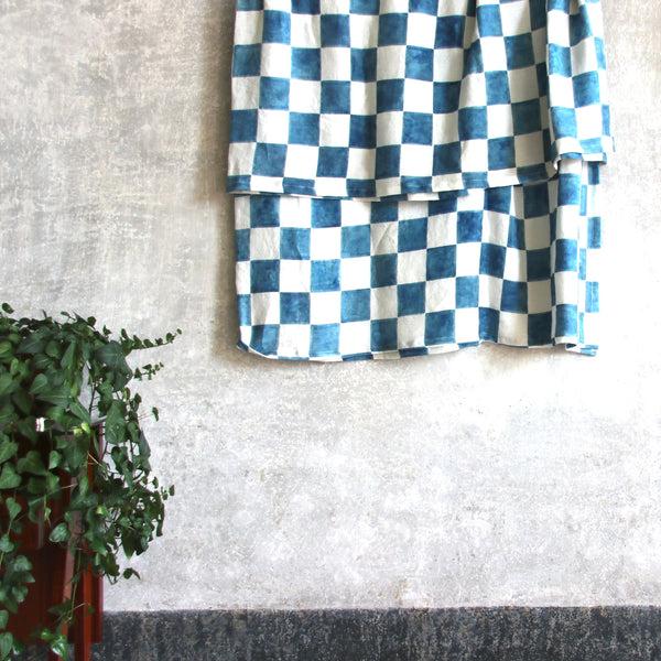 Once Milano Tablecloth With Chess Printed Pattern