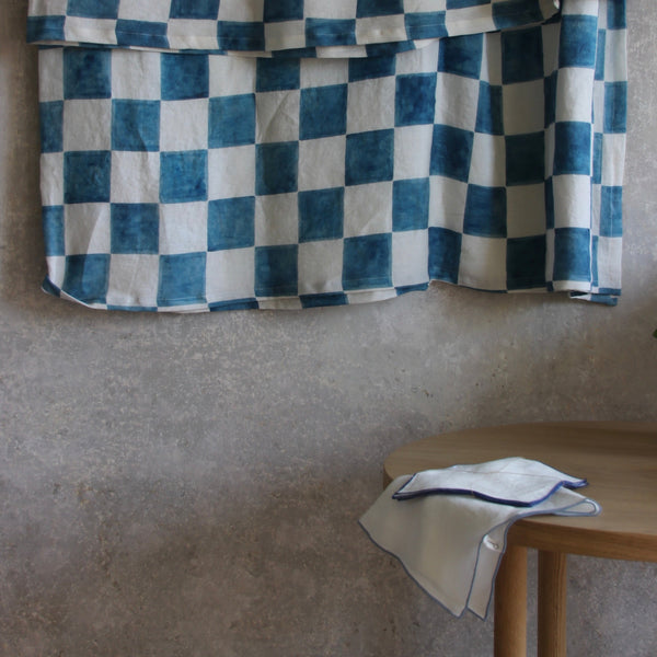 Once Milano Tablecloth With Chess Printed Pattern