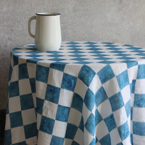 Once Milano Tablecloth With Chess Printed Pattern