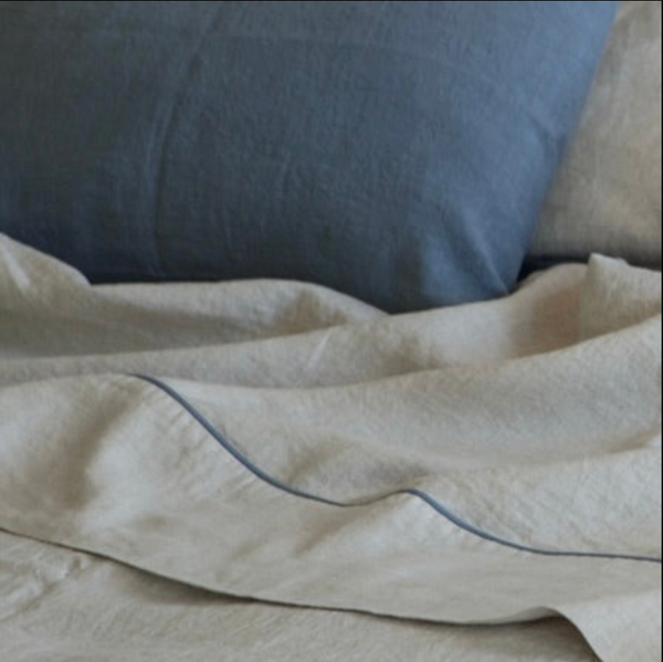 Once Milano Top Sheet With Piping - US Sizes