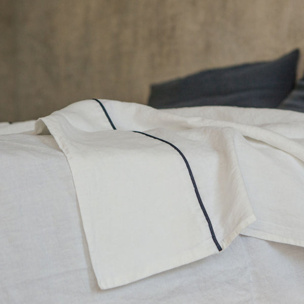 once milano top sheet with piping - US sizes