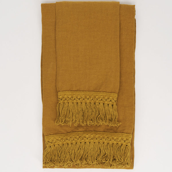 Once Milano Towels With Long Fringe
