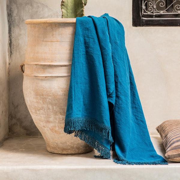 Once Milano Towels With Long Fringe