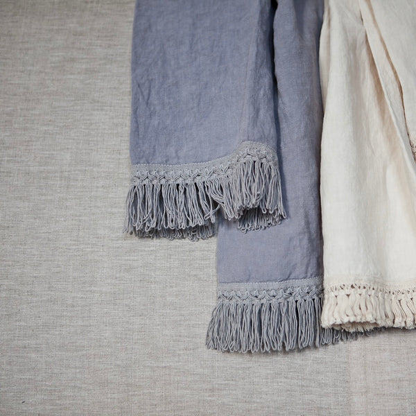 Once Milano Towels With Long Fringe