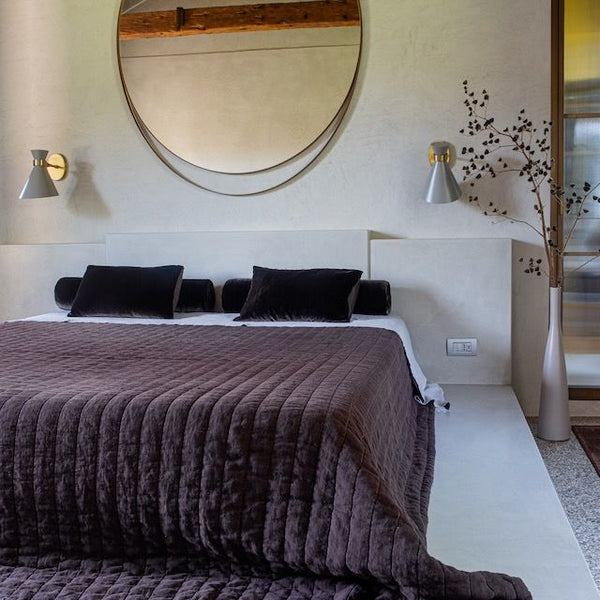 Once Milano Velvet And Linen Cushion