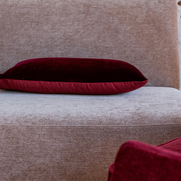 Once Milano Velvet And Linen Cushion