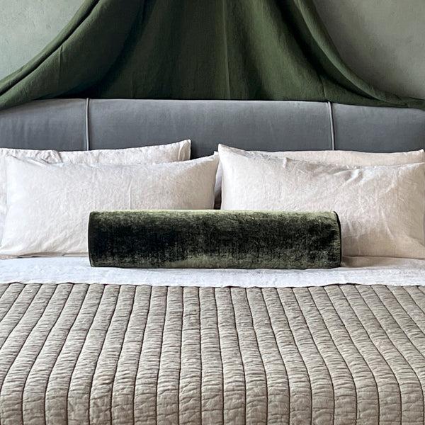 once milano velvet bolster