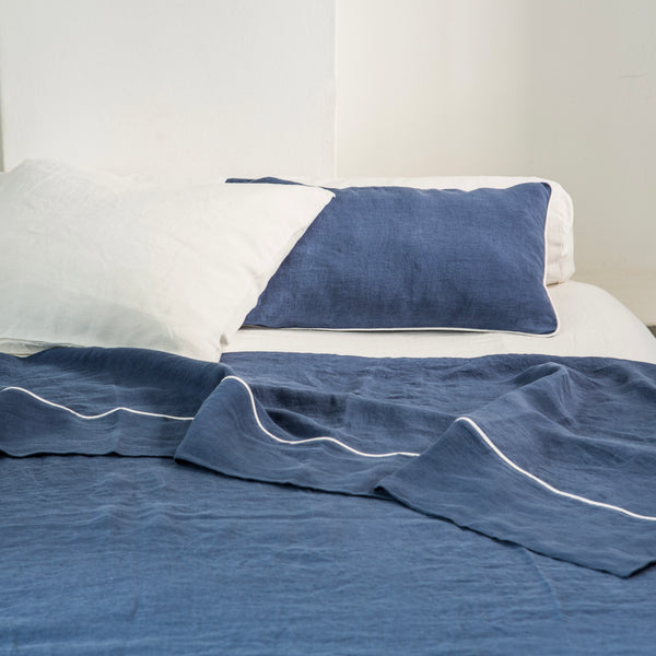 Once Milano Pillowcase With Piping Set Of 2 - All Sizes