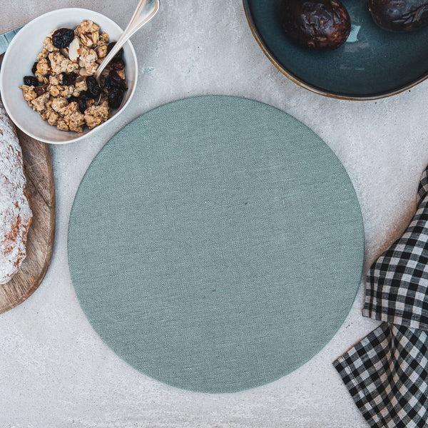 Once Milano Wooden Support For Removable Round Placemat Covers