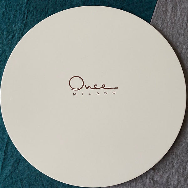 once milano wooden support for removable round placemat covers