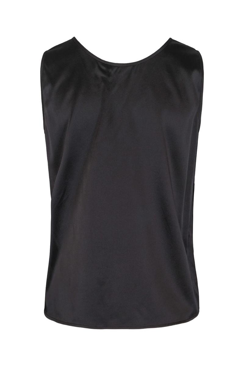 One & Other ANA SILK TANK TOP BLACK
