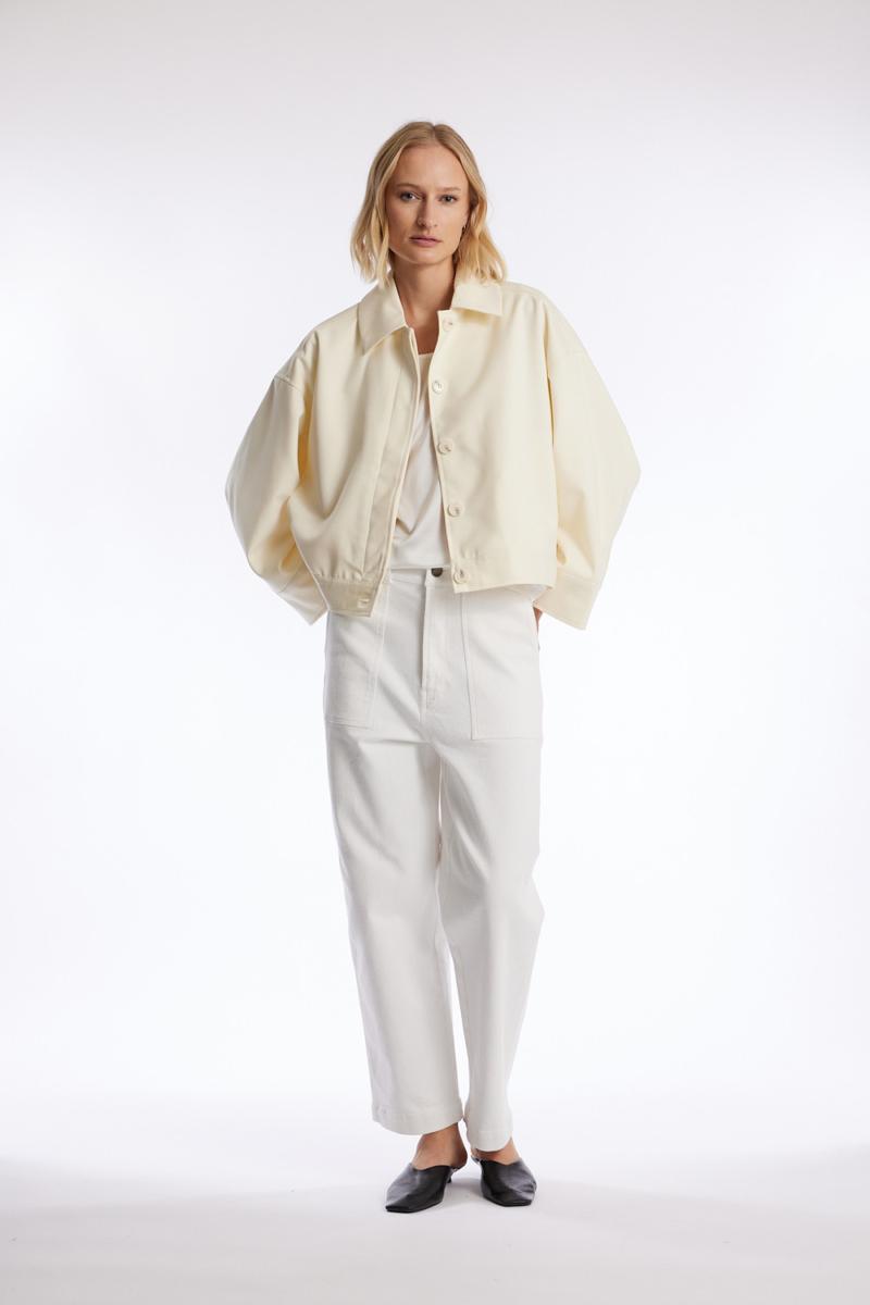 One & Other ANDY TWILL JACKET ECRU
