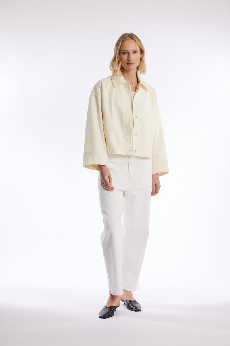 One & Other ANDY TWILL JACKET ECRU