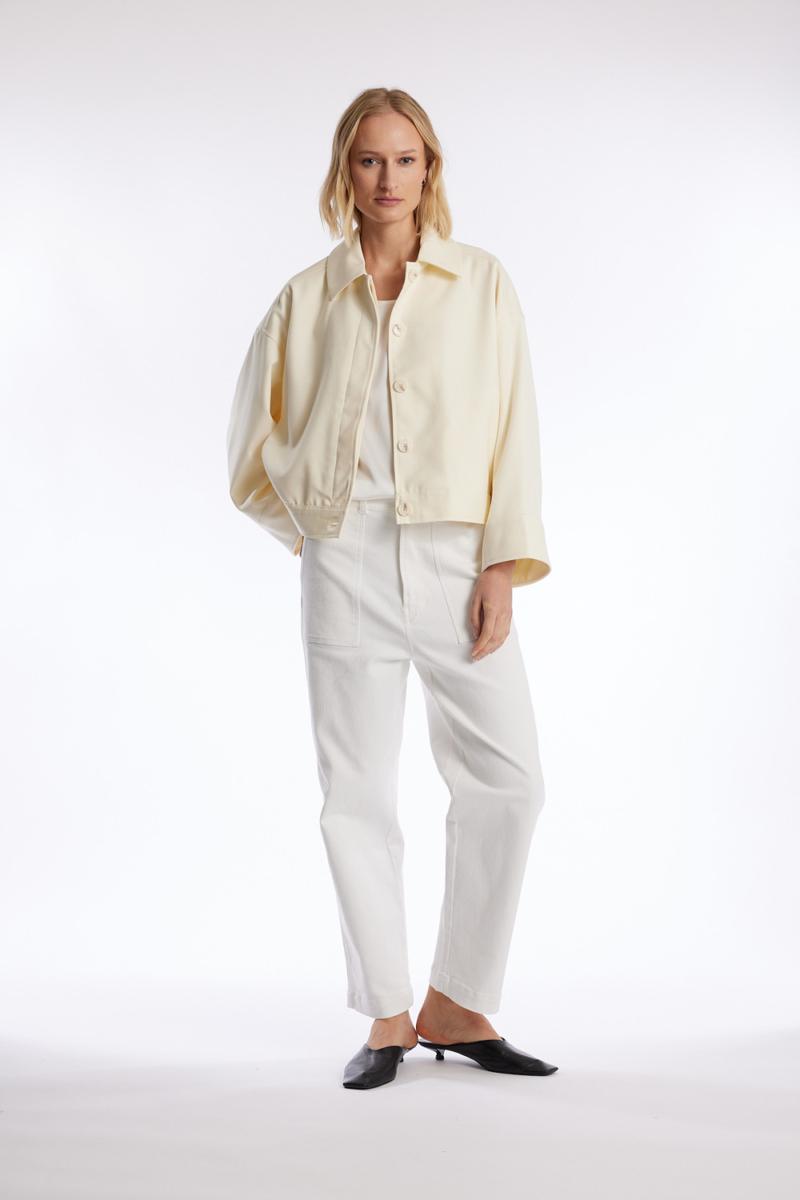 One & Other ANDY TWILL JACKET ECRU