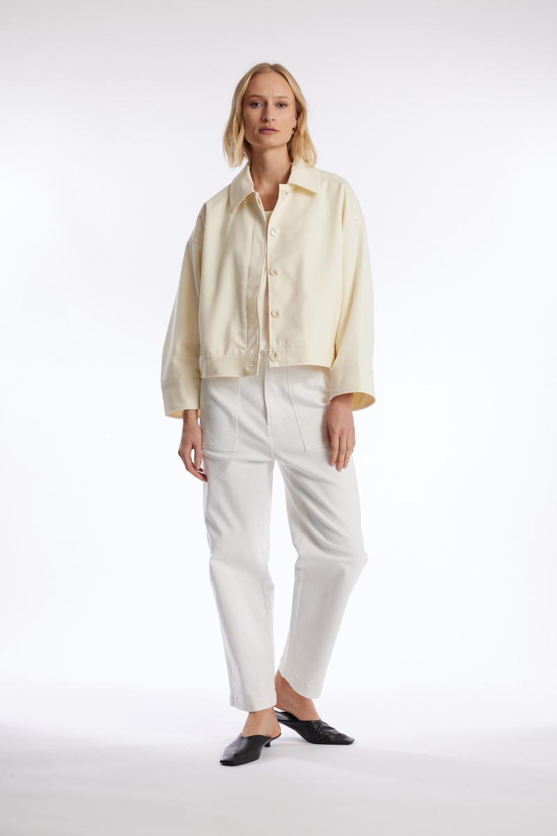 one & other ANDY TWILL JACKET ECRU