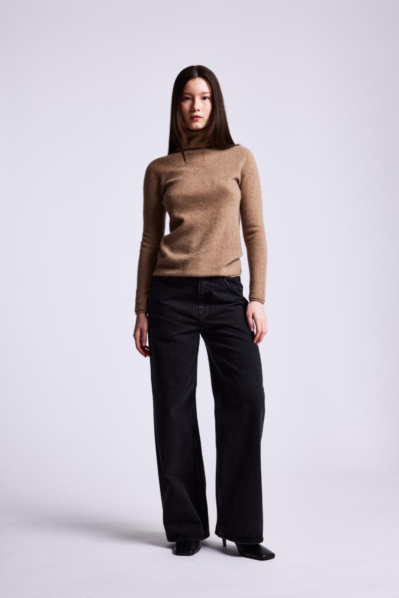 one & other ASHLEY SWEATER TAUPE MELANGE