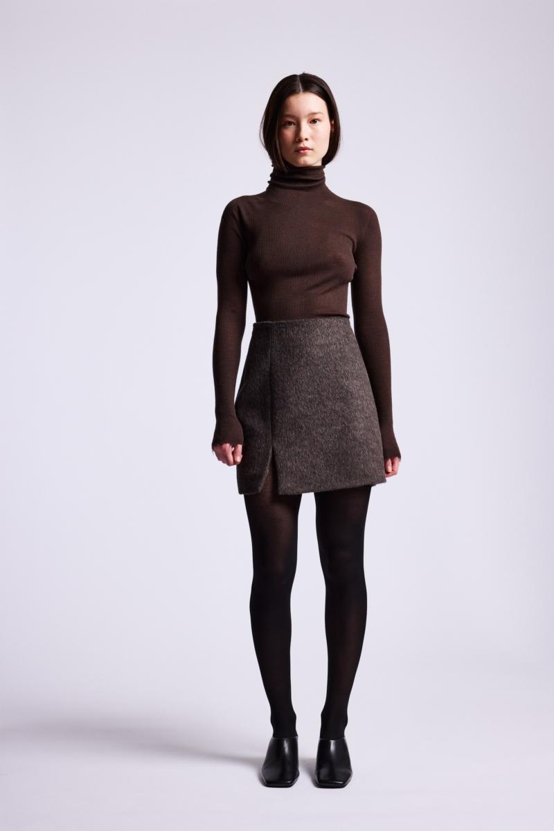 One & Other BAKER SKIRT BARK