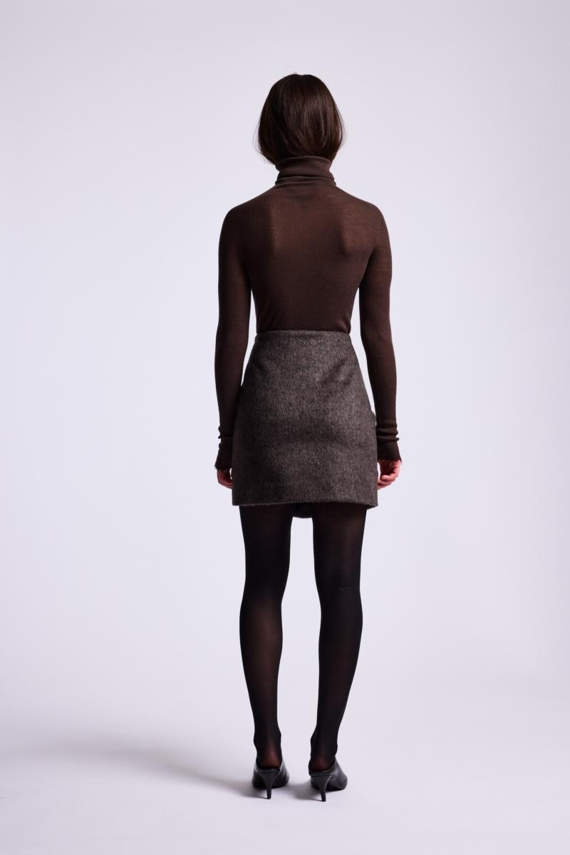 One & Other BAKER SKIRT BARK
