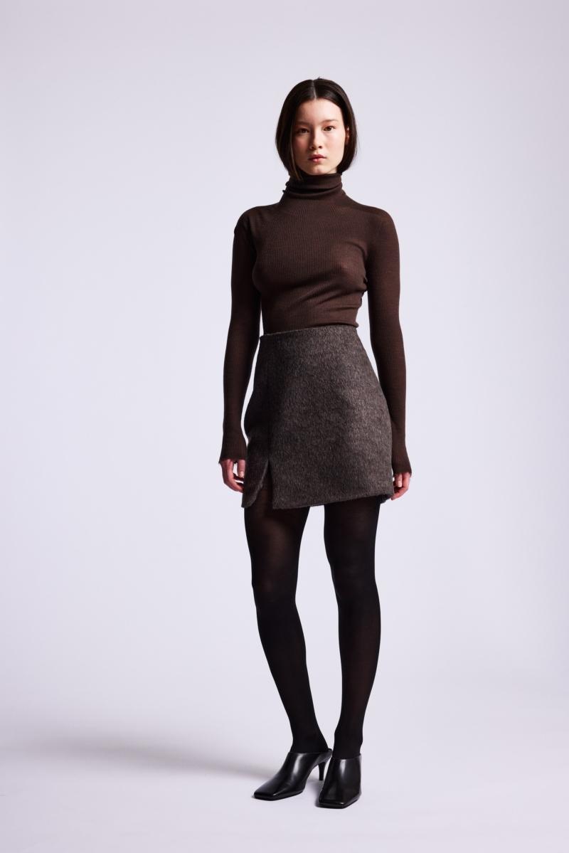 One & Other BAKER SKIRT BARK