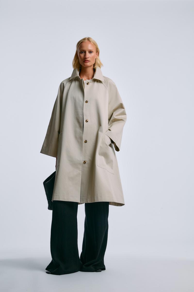 One & Other BRIDGET COAT LT. BEIGE