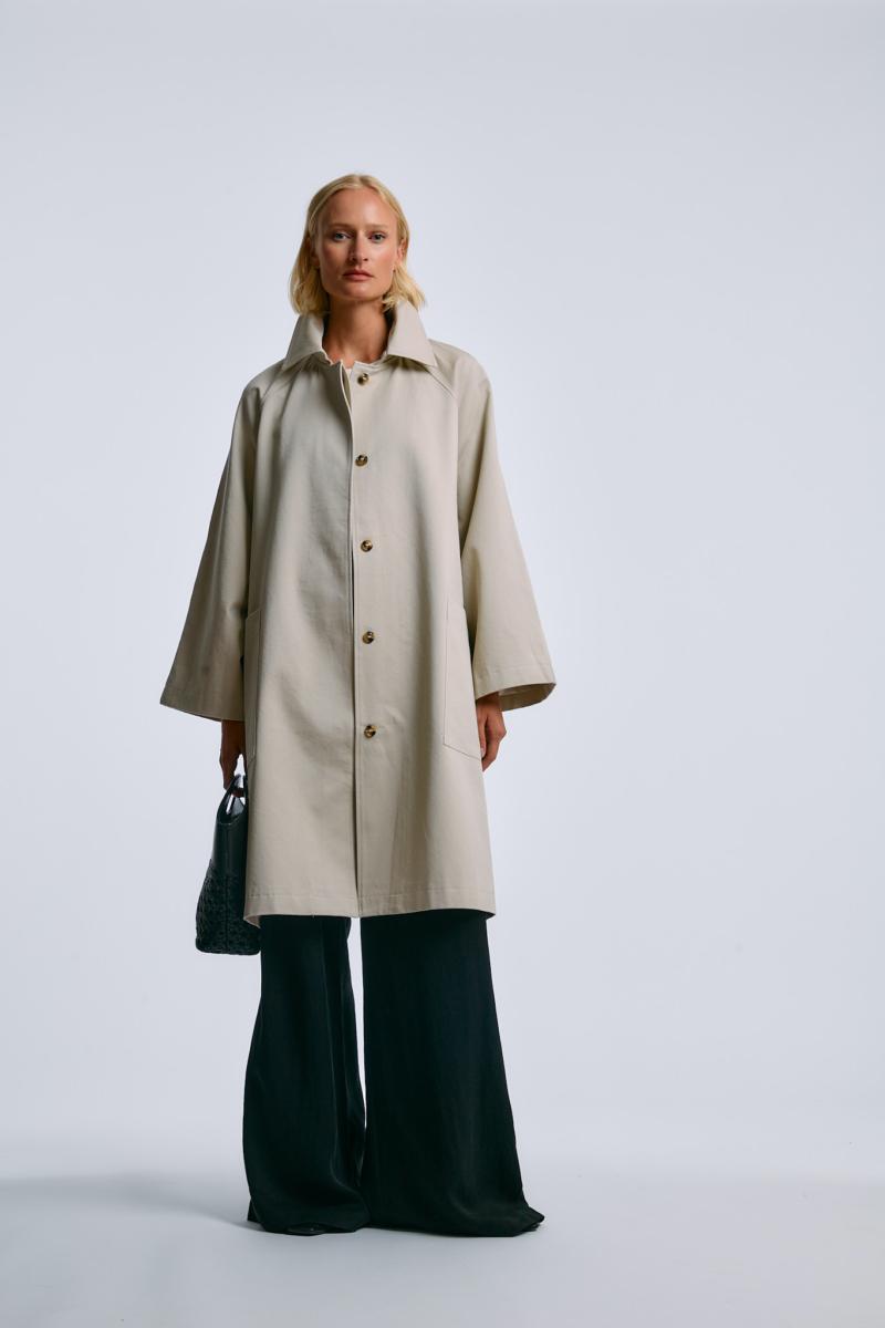 One & Other BRIDGET COAT LT. BEIGE