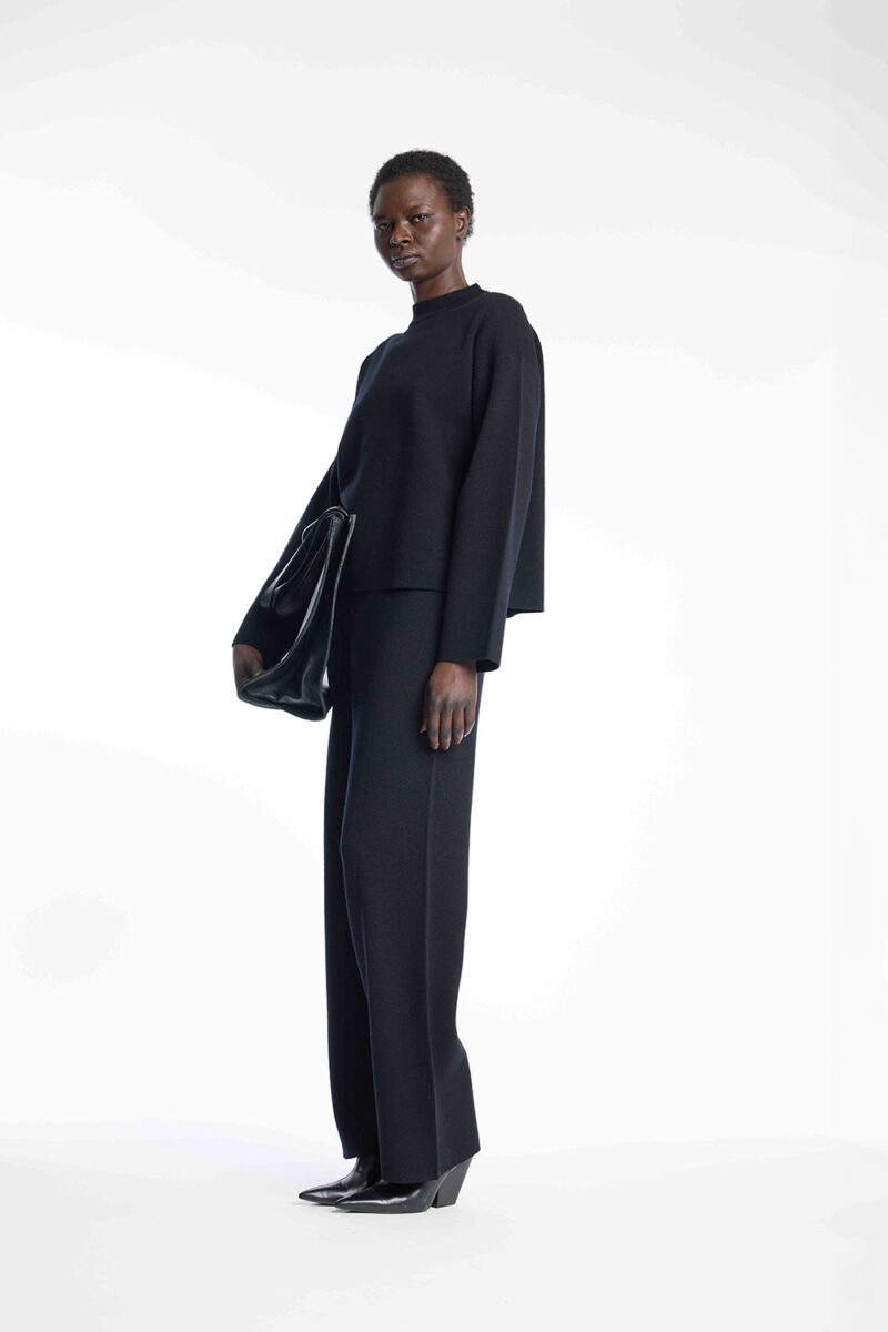 One & Other DEVON KNITTED PANT BLACK