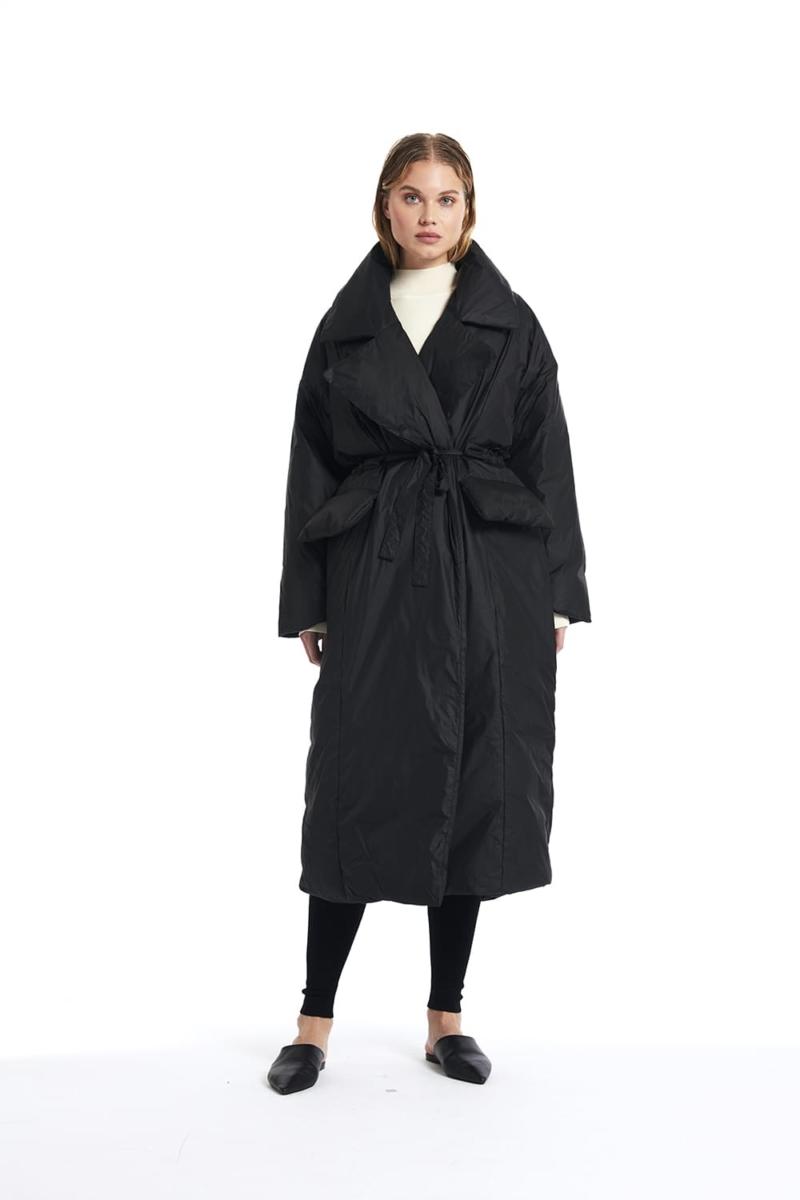 one & other DUNIA DOWN COAT BLACK
