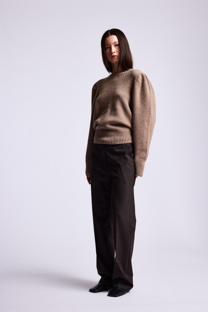 One & Other EMELIE SWEATER TAUPE MELANGE