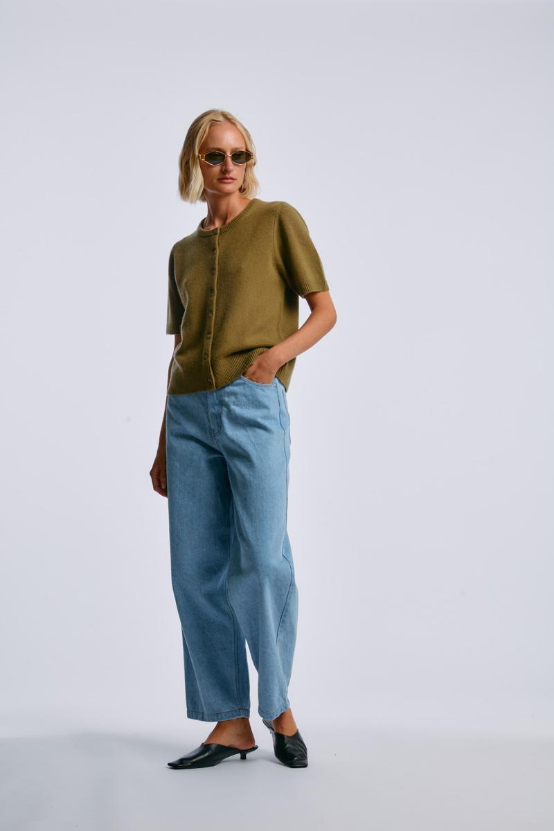 One & Other FINCH JEANS MID BLUE DENIM